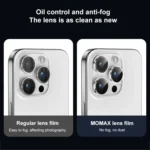 MOMAX Eagle Eye Independent Full Cover Phone Lens Glass Film, For iPhone 15 Pro / 15 Pro Max - Image 7
