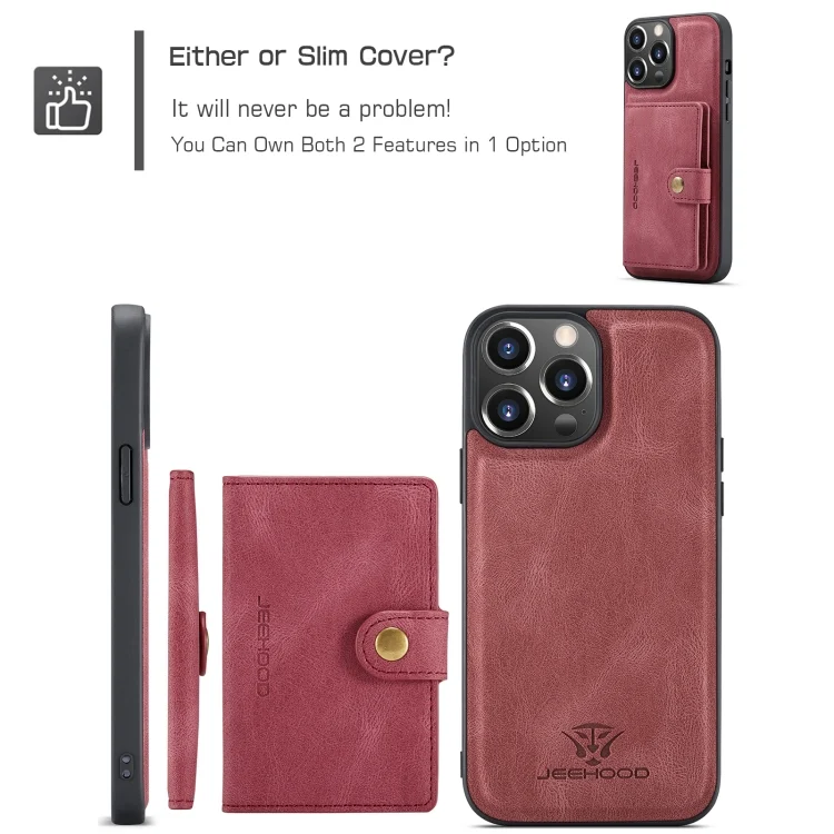EDA005484006A_3.webp JEEHOOD Retro Magnetic Detachable Leather Phone Case, For iPhone 15 Pro Max, For iPhone 15 Pro, For iPhone 15 Plus, For iPhone 15 - Image 4