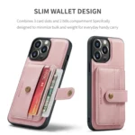 JEEHOOD RFID Blocking Anti-Theft Magnetic PU Phone Case, For iPhone 15 Pro Max, For iPhone 15 Pro, For iPhone 15 Plus, For iPhone 15 - Image 6