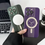 Clock Pattern Magnetic Lens Protection Phone Case, For iPhone 14 Pro, For iPhone 14 Pro Max, For iPhone 13 Pro Max, For iPhone 13 Pro, For iPhone 13 - Image 2