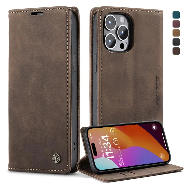 CaseMe 013 Multifunctional Horizontal Flip Leather Phone Case, For iPhone 15 Pro Max, For iPhone 15 Pro, For iPhone 15 Plus, For iPhone 15