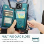 CaseMe C22 Card Slots Holder RFID Anti-theft Phone Case, For iPhone 14 Plus, For iPhone 14, For iPhone 14 Pro, For iPhone 14 Pro Max - Image 7