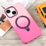 Gradient MagSafe Holder Liquid TPU Hybrid PC Phone Case, For iPhone 14 Plus, For iPhone 14, For iPhone 14 Pro, For iPhone 14 Pro Max - Image 2