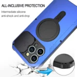 Camera Shield MagSafe Holder Life Waterproof Phone Case, For iPhone 15 Pro Max, For iPhone 15 Pro, For iPhone 15 - Image 3
