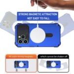 Camera Shield MagSafe Holder Life Waterproof Phone Case, For iPhone 15 Pro Max, For iPhone 15 Pro, For iPhone 15 - Image 8