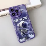 Liquid Angel Eyes Giant Astronaut TPU Phone Case, For iPhone 15 Pro Max, For iPhone 15 Pro, For iPhone 15 Plus, For iPhone 15, For iPhone 14 Plus, For iPhone 14, For iPhone 14 Pro...