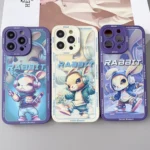 Liquid Angel Eyes Hip Hop Rabbit TPU Phone Case, For iPhone 15 Pro Max, For iPhone 15 Pro, For iPhone 15 Plus, For iPhone 15, For iPhone 14 Plus, For iPhone 14 - Image 2