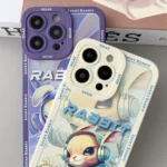 Liquid Angel Eyes Hip Hop Rabbit TPU Phone Case, For iPhone 15 Pro Max, For iPhone 15 Pro, For iPhone 15 Plus, For iPhone 15, For iPhone 14 Plus, For iPhone 14 - Image 3