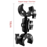 Motorcycle Dual-heads Crabs Clamps Handlebar Fixed Mount - Image 2