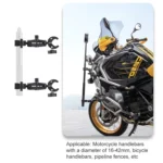 Motorcycle Dual-heads Crabs Clamps Handlebar Fixed Mount - Image 6