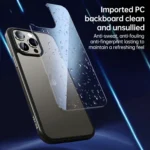 SULADA Metal Frame + Nano Glass + TPU Phone Case, For iPhone 15 Pro Max, For iPhone 15 Pro, For iPhone 15 Plus, For iPhone 15 - Image 5