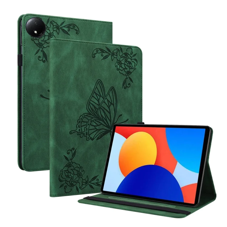 Butterfly Flower Embossed Leather Tablet Case, For Xiaomi Redmi Pad SE 8.7, For Xiaomi Redmi Pad Pro 12.1, For Xiaomi Redmi Pad SE 11 inch
