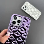 Cloud Texture Electroplated TPU Phone Case, For iPhone 15 Pro Max, For iPhone 15 Pro, For iPhone 15 Plus, For iPhone 15 - Image 4