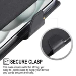 GOOSPERY CANVAS DIARY Fabric Texture Flip Leather Phone Case, For iPhone 15 - Image 4