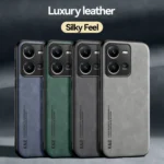 Skin Feel Magnetic Leather Back Phone Case, For vivo iQOO Z9x, For vivo iQOO Z9, For vivo Y100 5G IDN, For vivo iQOO Neo9, For vivo X100 Pro - Image 2