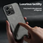 Skin Feel Magnetic Leather Back Phone Case, For vivo iQOO Z9x, For vivo iQOO Z9, For vivo Y100 5G IDN, For vivo iQOO Neo9, For vivo X100 Pro - Image 4