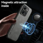Skin Feel Magnetic Leather Back Phone Case, For vivo iQOO Z9x, For vivo iQOO Z9, For vivo Y100 5G IDN, For vivo iQOO Neo9, For vivo X100 Pro - Image 5