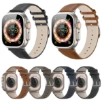 DUX DUCIS YS Series Genuine Leather Watch Band, For Apple Watch 38mm - Image 2