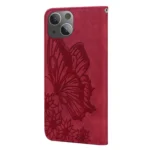 Retro Skin Feel Butterflies Embossing Leather Phone Case, For iPhone 15 - Image 3