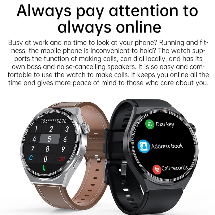 EDA0056443_B2.webp HDT MAX 1.60 inch Black Dial Silicone Band IP68 Waterproof Smart Watch Support Bluetooth Call - Image 3
