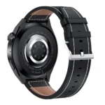HDT MAX 1.60 inch Black Dial Leather Band IP68 Waterproof Smart Watch Support Bluetooth Call - Image 18