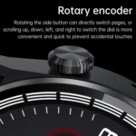 HDT MAX 1.60 inch Black Dial Leather Band IP68 Waterproof Smart Watch Support Bluetooth Call - Image 11