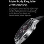HDT MAX 1.60 inch Silver Dial Silicone Band IP68 Waterproof Smart Watch Support Bluetooth Call - Image 10