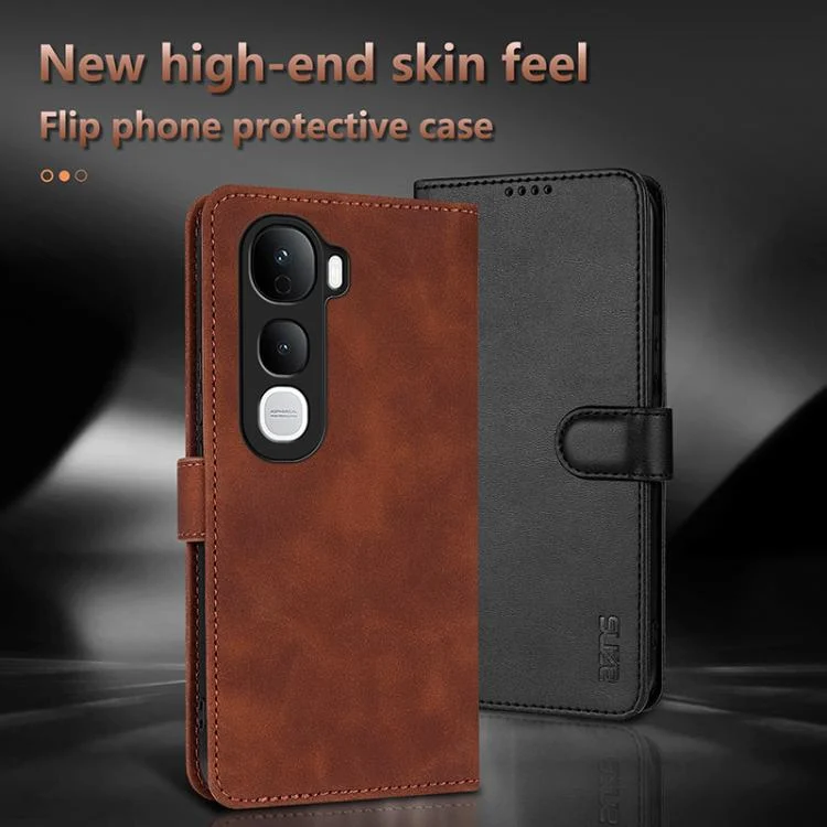 EDA005655612A_4.webp AZNS Skin Feel Calf Texture Flip Leather Phone Case, For vivo Y400 Pro 5G, For vivo S30 Pro mini, For vivo S30, For vivo Y300i 5G / Y39 5G Global - Image 5