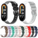 12mm Universal Two Color Transparent Silicone Watch Band - Image 2