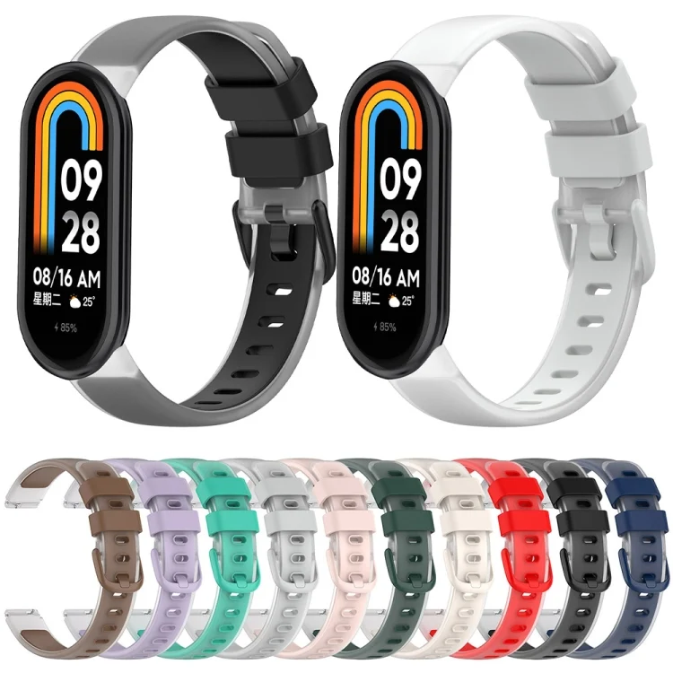 EDA0056576_B1.webp 12mm Universal Two Color Transparent Silicone Watch Band - Image 2