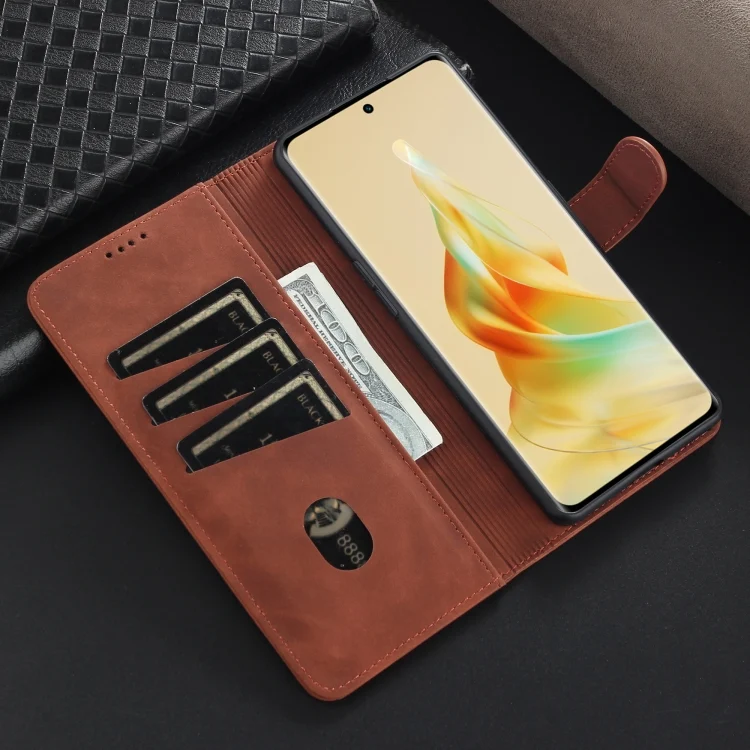 EDA005662405A_3.webp AZNS Skin Feel Calf Texture Flip Leather Phone Case, For OPPO A1 Pro/Reno8 T 5G - Image 4
