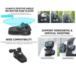 Sunnylife 360 Degree Rotation Swivel Backpack Clip Magnetic Suction Action Camera Mount - Image 5
