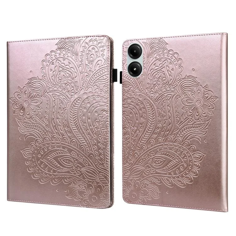Peacock Embossed Pattern Leather Tablet Case, For Xiaomi Redmi Pad Pro 12.1, For Xiaomi Redmi Pad SE 8.7, For Xiaomi Redmi Pad SE