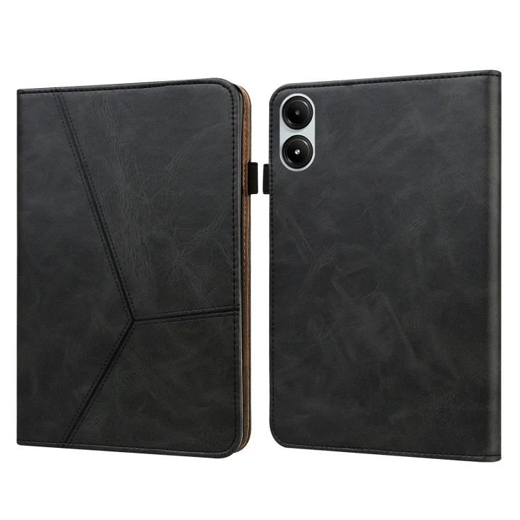 Solid Color Stripe Embossed Leather Tablet Case, For Xiaomi Poco Pad 12.1, For Xiaomi Redmi Pad Pro 12.1, For Xiaomi Redmi Pad SE 8.7, For Xiaomi Redmi Pad SE