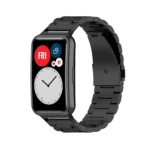 Three Strains Stainless Steel Watch Band