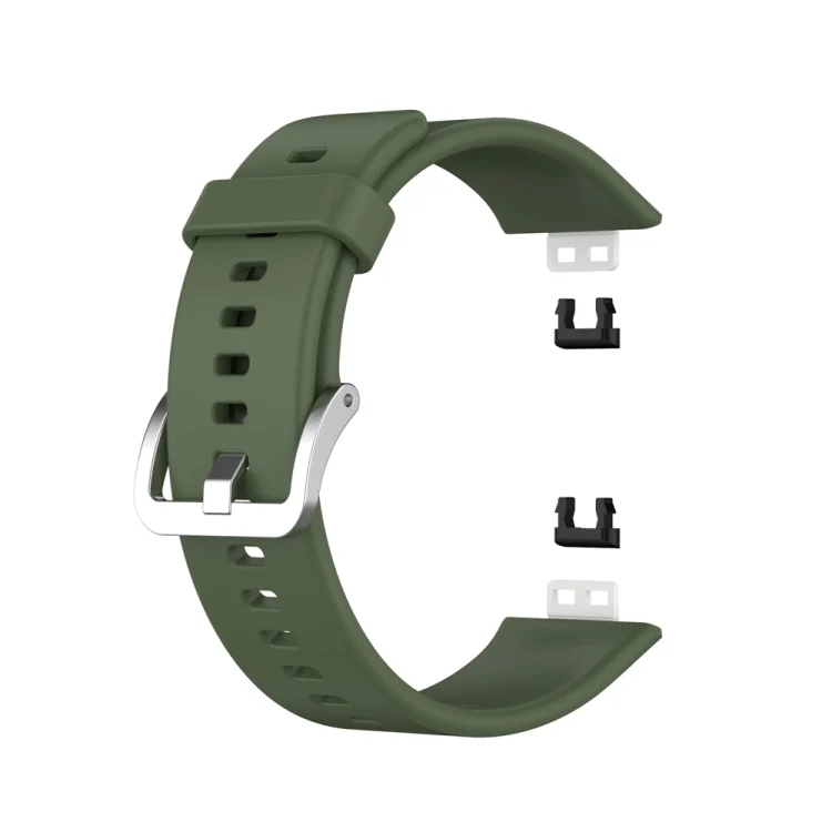 EDA005671101A_2.webp Silicone Silver Steel Buckle Watch Band - Image 7