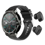 M68 Plus 1.52 inch Round Screen 2 in 1 Bluetooth Earphone Smart Watch, 512MB Memory Support Health Monitoring - Image 2