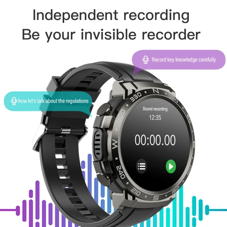 EDA005674401A_6.webp M68 Plus 1.52 inch Round Screen 2 in 1 Bluetooth Earphone Smart Watch, 512MB Memory Support Health Monitoring - Image 7
