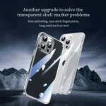 SULADA TPU Frame + Tempered Glass Transparent Phone Case, For iPhone 15 Pro Max, For iPhone 15 Pro, For iPhone 15 Plus, For iPhone 15 - Image 2