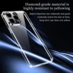 SULADA TPU Frame + Tempered Glass Transparent Phone Case, For iPhone 15 Pro Max, For iPhone 15 Pro, For iPhone 15 Plus, For iPhone 15 - Image 3