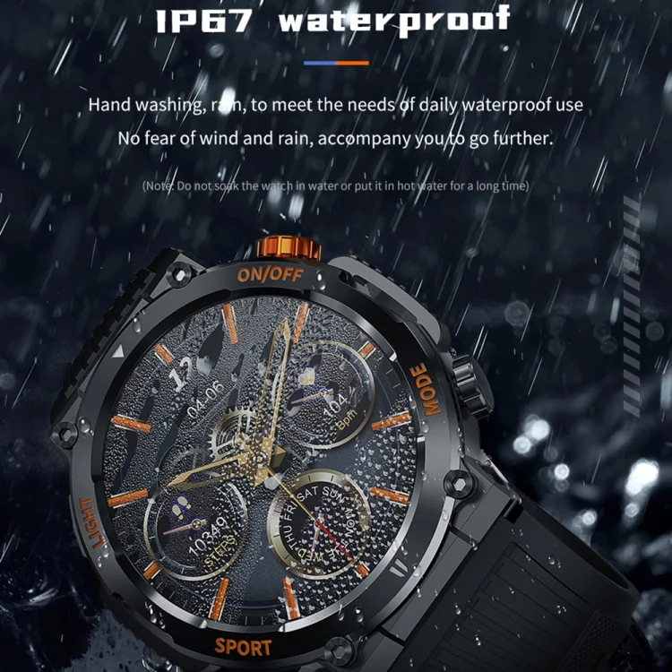 EDA0056752_B3.webp HT17 1.46 inch Round Screen Bluetooth Smart Watch, Support Health Monitoring & 100+ Sports Modes - Image 4