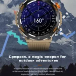 HT17 1.46 inch Round Screen Bluetooth Smart Watch, Support Health Monitoring & 100+ Sports Modes - Image 5