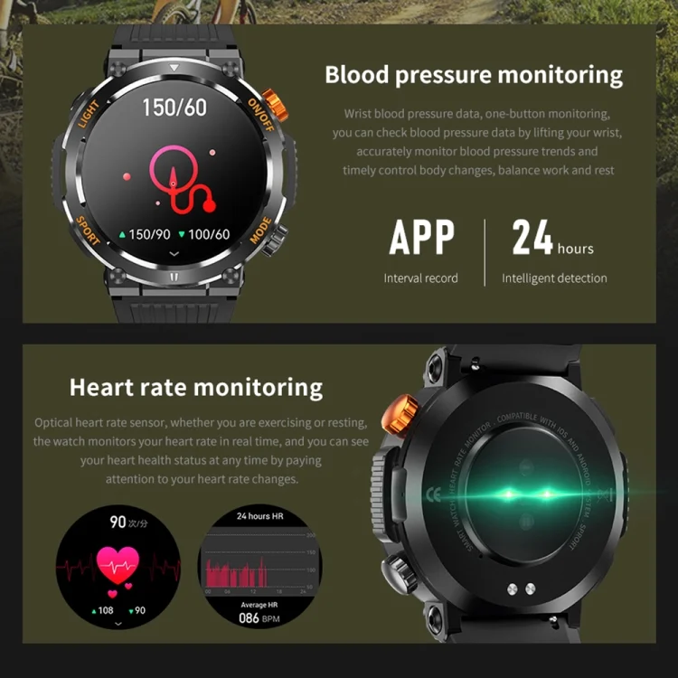 EDA0056752_B7.webp HT17 1.46 inch Round Screen Bluetooth Smart Watch, Support Health Monitoring & 100+ Sports Modes - Image 8