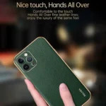 SULADA TPU + Litchi Texture Leather Phone Case, For iPhone 15 Pro Max, For iPhone 15 Pro, For iPhone 15 Plus - Image 3