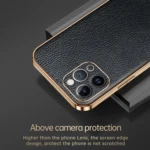 SULADA TPU + Litchi Texture Leather Phone Case, For iPhone 15 Pro Max, For iPhone 15 Pro, For iPhone 15 Plus - Image 7