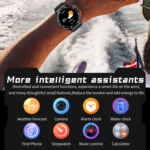 HT8 1.46 inch Round Screen Bluetooth Smart Watch, Support Health Monitoring & 100+ Sports Modes & Alipay - Image 10