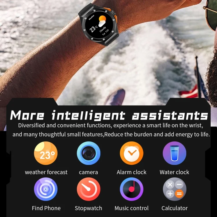 EDA0056758_B9.webp HT8 1.46 inch Round Screen Bluetooth Smart Watch, Support Health Monitoring & 100+ Sports Modes & Alipay - Image 10
