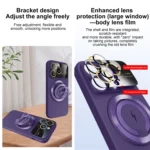 Large Window MagSafe Magnetic Holder Phone Case, For iPhone 15 Pro Max, For iPhone 15 Pro - Image 6