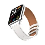 18mm Microfiber Sewing Leather Watch Band - Image 4