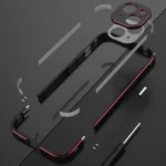 Aurora Series Lens Protector + Metal Frame Phone Case, For iPhone 15 Plus, For iPhone 15 - Image 3